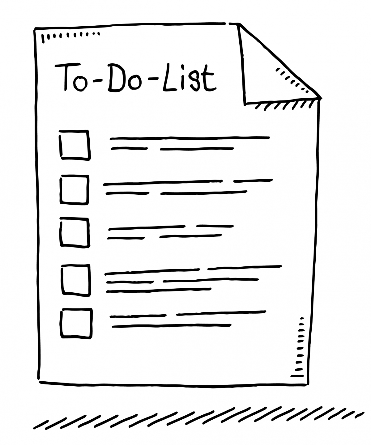 To-do list