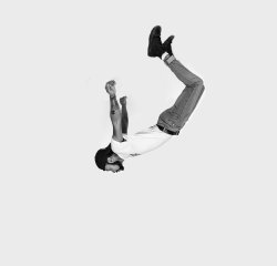 Person flying or falling