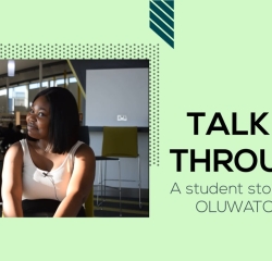 Talk it through: a student example